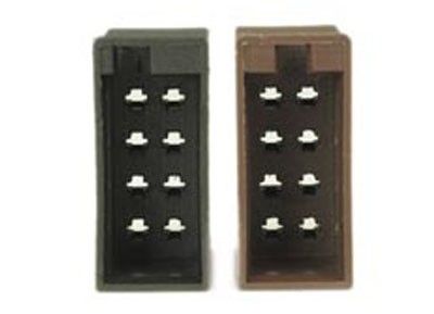 RTA connector vrouwelijk 8-polig vrouwelijke connectors, elk 1X017.300/301