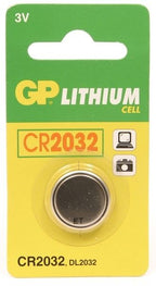 GP Lithium knoopcel CR2032 blister 5x1 (parrot mki) – productafbeelding 2