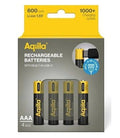 Aqiila oplaadbare AAA USB-C-batterijen 600 mAh 1,5 V - 4 stuks