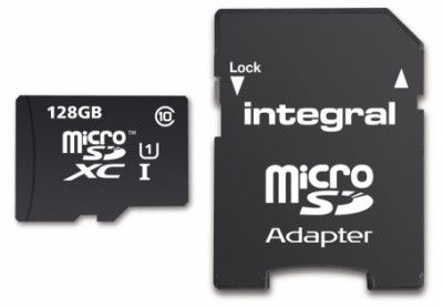 Integral MicroSDXC 128GB class 10 80MB/s incl. SD adapter – productafbeelding 2