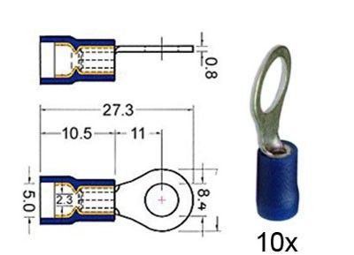 RTA Ring- en vorkkabelschoenen 7151.410-0