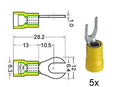 RTA Ring- en vorkkabelschoenen 7151.414-0