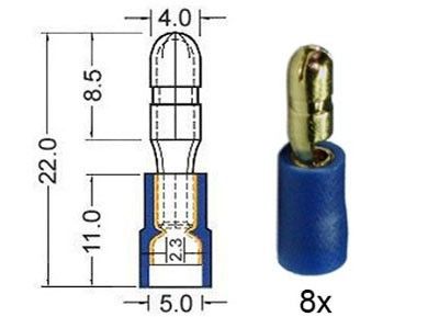 RTA Schuif- en ronde kabelschoenen 7152.013-0