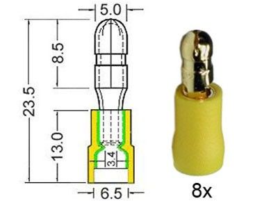 RTA Schuif- en ronde kabelschoenen 7152.016-0