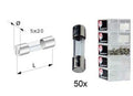 RTA glaszekering rapid type 3A 5x20 mm 50 stuks in een doosje
