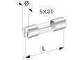 RTA Glaszekering, set 5x20 mm 3 STUKS, 2A,3A,5A