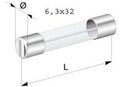 RTA Glaszekering, set 6x32 mm 3 stuks (2A, 3A, 5A)
