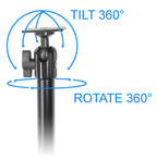 Brodit Standard Duty pedestal mount 340 mm | 202014 - productfoto 3