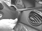 Brodit Extra-strength ProClip 213029 voor Ford Focus 1999-2004 - detail van dashboardmontage