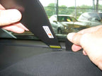 Brodit Extra-strength ProClip 213411 voor Mercedes Benz E-Class, Stationwagon 2003-2009, Mercedes Benz E-Class, Sedan 2002-2008 en Mercedes Benz E-Class, Coupé 2002-2009 - montagepositie op dashboard