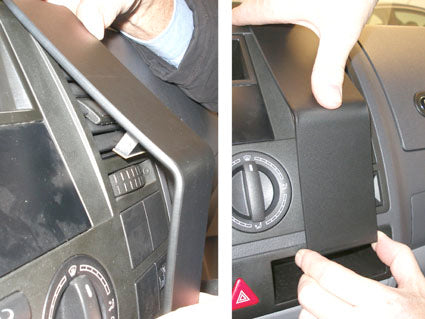 Brodit Extra-strength ProClip 213440 voor Volkswagen T5 Transporter/Pickup 2003-2009 - ProClip geplaatst in het voertuig
