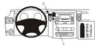 Brodit Extra-strength ProClip 213456 voor Mercedes Benz Sprinter 2007-2018 en Volkswagen Crafter 2007-2016 - productfoto zwarte ABS montagebasis
