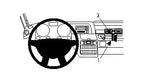 Brodit Extra-strength ProClip 213457 voor MAN TGX 2008-2018, MAN TGS 2008-2018 en MAN TGL 2015-2018 - productfoto zwarte ABS montagebasis