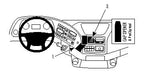 Brodit Extra-strength ProClip 213465 voor Mercedes Benz Actros 2003-2013 - productfoto zwarte ABS montagebasis