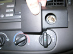Brodit Extra-strength ProClip 213486 voor Ford Transit Tourneo 2007-2013 en Ford Transit 2007-2013 - montagepositie op dashboard