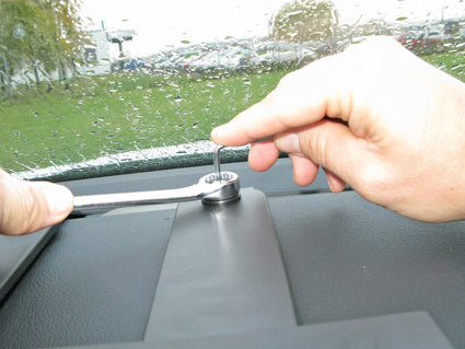 Brodit Extra-strength ProClip 213496 voor Skoda Octavia III 2013-2021 - detail van dashboardmontage