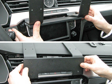 Brodit Extra-strength ProClip 213500 voor Volkswagen Passat Alltrack 2016-2023 en Volkswagen Passat 2015-2023 - ProClip geplaatst in het voertuig