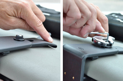 Brodit Extra-strength ProClip 213503 voor International Transtar 2002-2018, International TerraStar 2002-2017 e.a. - detail van dashboardmontage