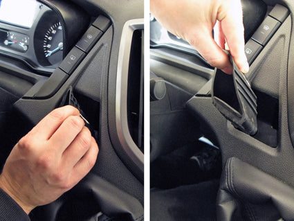 Brodit Extra-strength ProClip 213509 voor Ford Transit 2014-2019 - montagepositie op dashboard