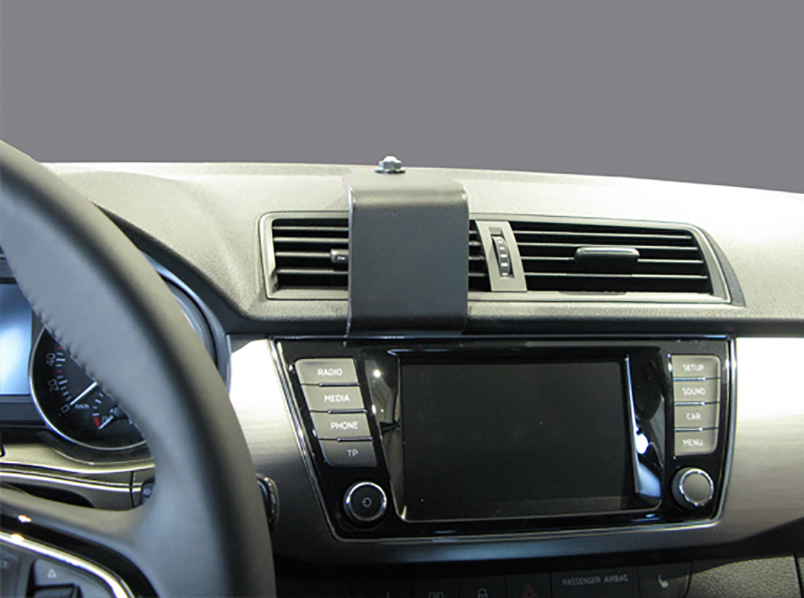 Brodit Extra-strength ProClip 213510 voor Skoda Fabia 2015-2021 - productfoto zwarte ABS montagebasis