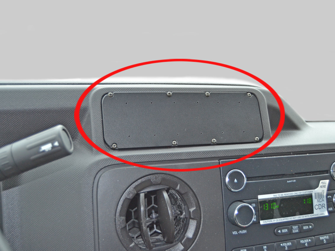 Brodit Extra-strength ProClip 213512 voor Ford E-Series 2009-2016 - productfoto zwarte ABS montagebasis