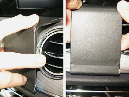 Brodit Extra-strength ProClip 213521 voor Mercedes Benz E-Class, Stationwagon 2017 en Mercedes Benz E-Class, Sedan 2017 - detail van dashboardmontage