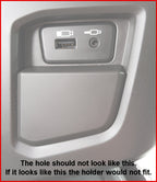 Brodit Extra-strength ProClip 213526 voor Scania S-series 2017-2024, Scania R-series 2017-2024 e.a. - productfoto zwarte ABS montagebasis