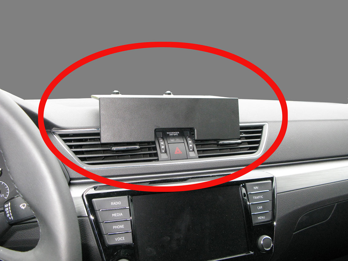 Brodit Extra-strength ProClip 213527 voor Skoda Superb 2016-2023 - productfoto zwarte ABS montagebasis