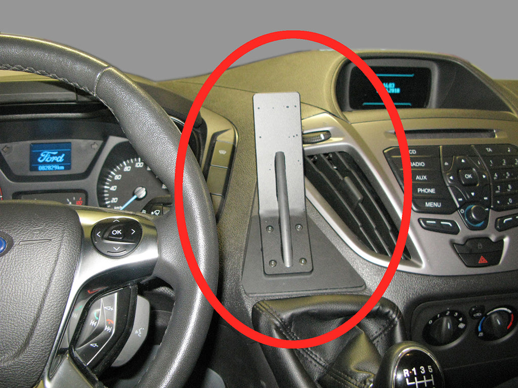 Brodit Extra-strength ProClip 213541 voor Ford Transit Custom 2013-2018 - productfoto zwarte ABS montagebasis