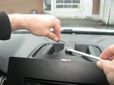 Brodit Extra-strength ProClip 213543 voor Ford Ranger 2019-2022 - detail van dashboardmontage