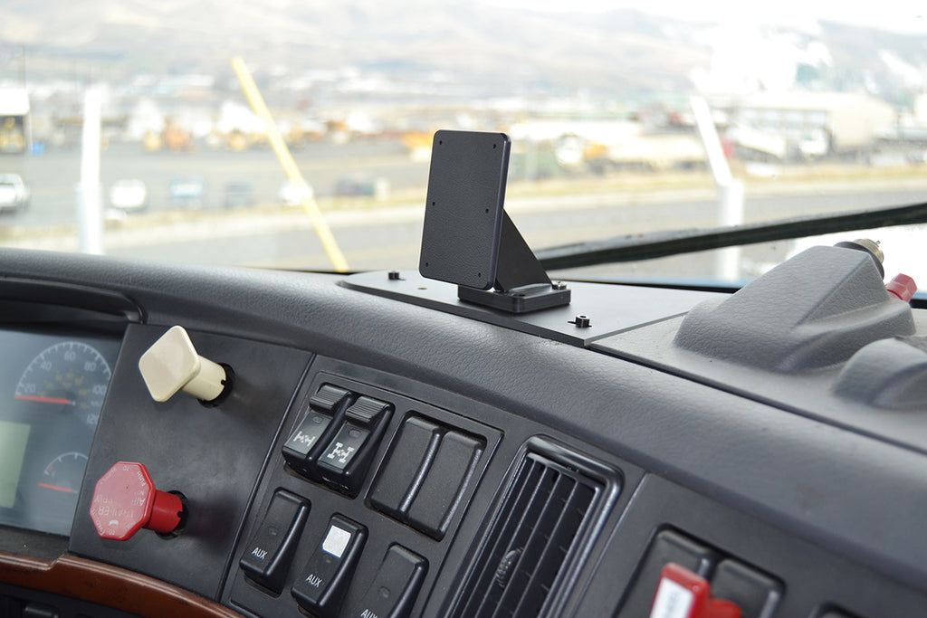 Brodit Extra-strength ProClip 213548 voor Volvo VNM series 2003-2018, Volvo VNL series 2003-2018 e.a. - productfoto zwarte ABS montagebasis