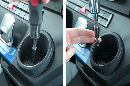 Brodit Extra-strength ProClip 213559 voor Mercedes Benz Arocs 2020-2026 en Mercedes Benz Actros 5 2020-2026 - montagepositie op dashboard