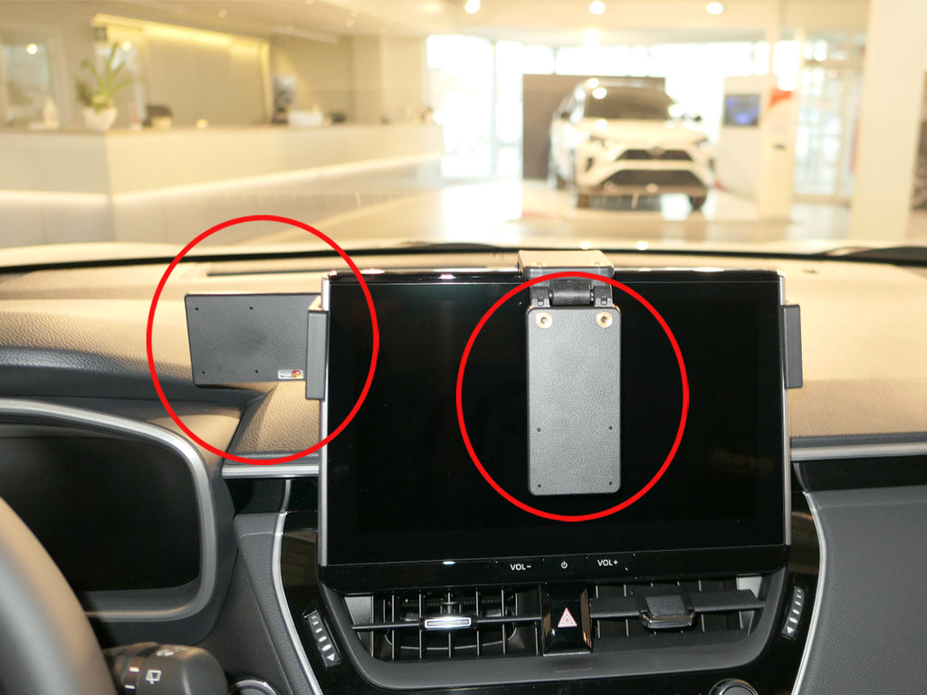 Brodit Extra-strength ProClip 213578 voor Toyota Corolla Cross 2023-2026 en Toyota Corolla 2023-2026 - productfoto zwarte ABS montagebasis