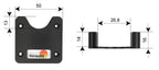 Brodit universele slot button mount | 215497 - productfoto 3