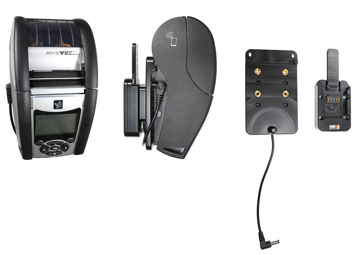 Brodit MultiMoveClip heavy duty set voor Zebra ZQ620 Plus, Zebra ZQ620 - productfoto 1