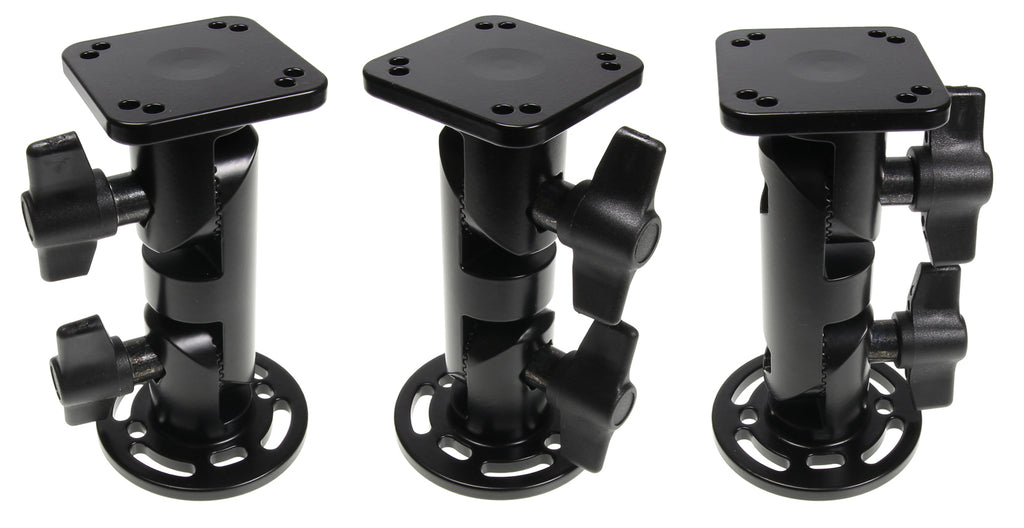 Brodit pedestal mount met vleugelmoer 4 inch met kleine vertanding 50x - productfoto 1