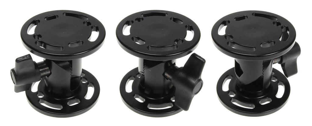 Brodit pedestal mount met vleugelmoer 2 inch met kleine vertanding 64  - productfoto 1