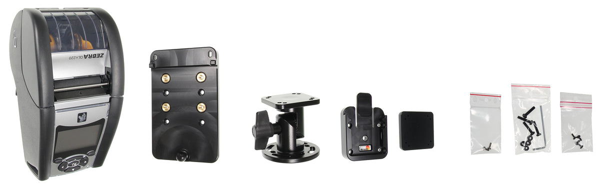 Brodit MultiMoveClip set voor Zebra ZQ620 Plus, Zebra ZQ620 en Zebra Z - productfoto 1