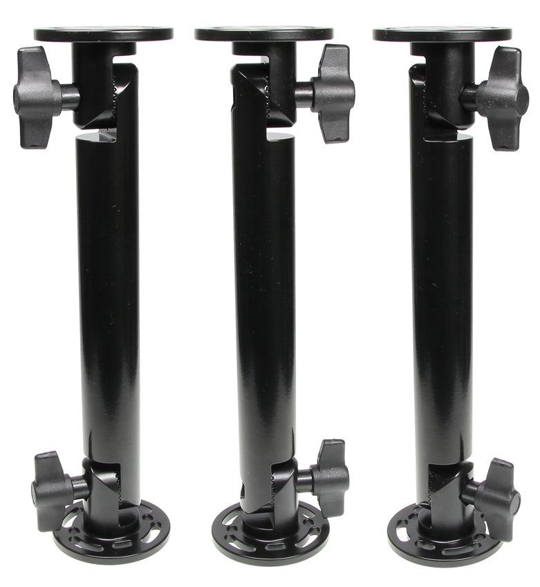 Brodit pedestal mount met vleugelmoer 10 inch met kleine vertanding 64 - productfoto 1