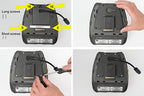 Brodit MultiMoveClip heavy duty set voor Zebra ZQ630 Plus, Zebra ZQ630 - productfoto 2