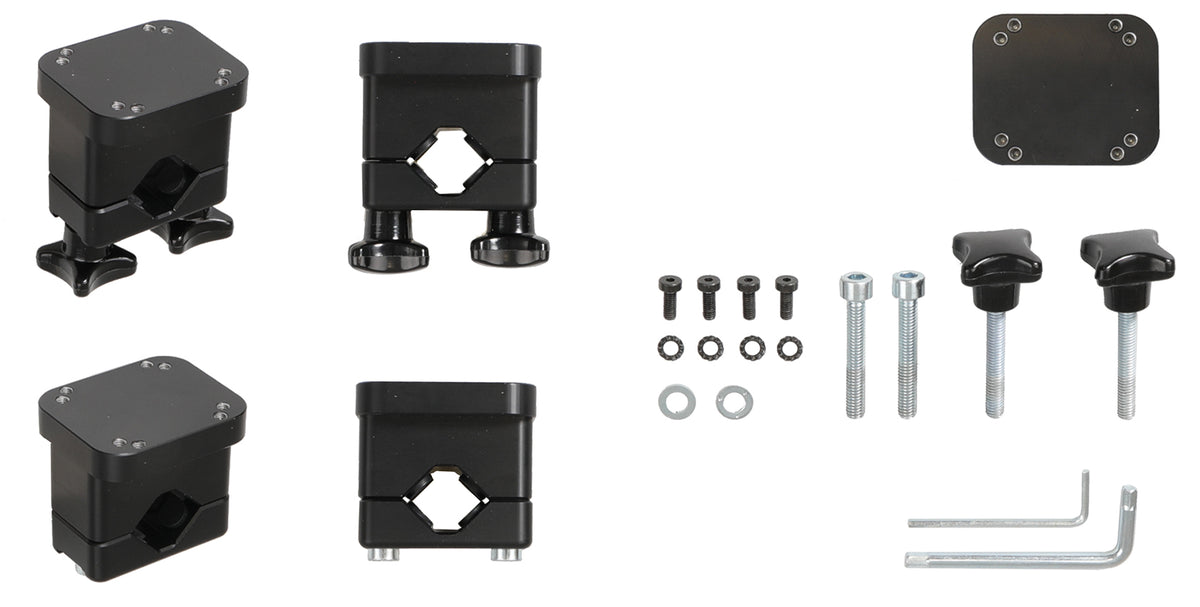 Brodit pipe mount met montageplaat | 216107 - productfoto 1
