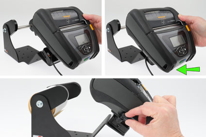Brodit MultiMoveClip set voor Zebra ZQ630 Plus, Zebra ZQ630 en Zebra Q - productfoto 3