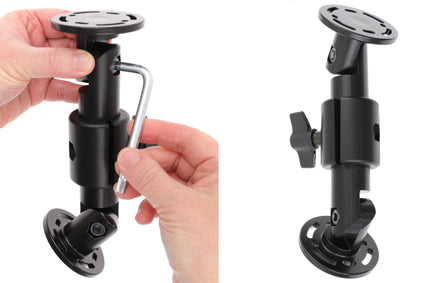 Brodit pedestal mount met vleugelmoer 7.5 inch met kleine vertanding 6 - productfoto 3