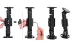 Brodit pedestal mount draaibaar verlengarm 156 mm met kleine vertandin - productfoto 4