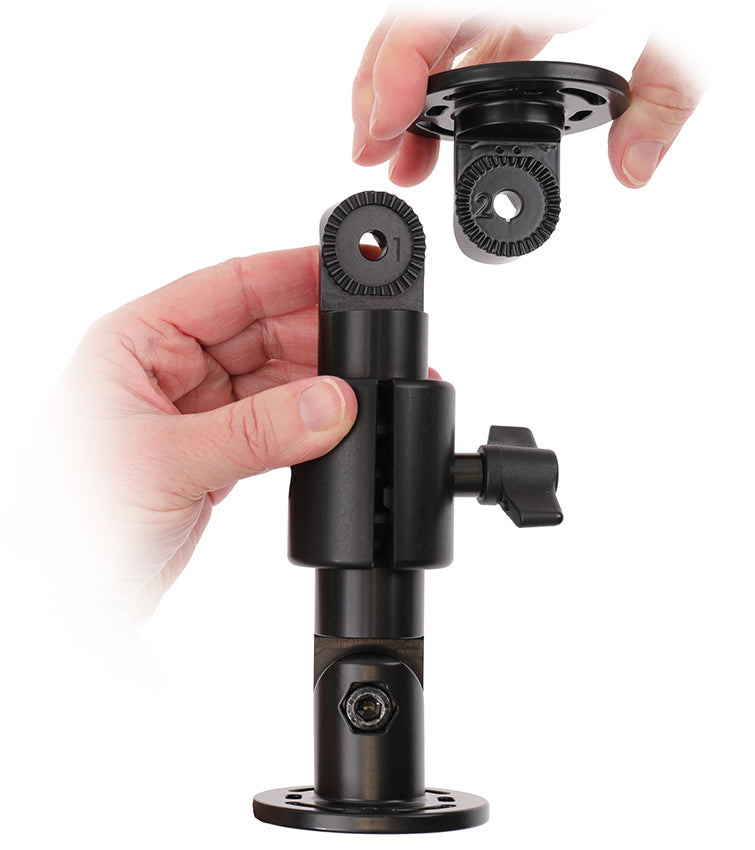 Brodit pedestal mount draaibaar verlengarm 156 mm met kleine vertandin - productfoto 6