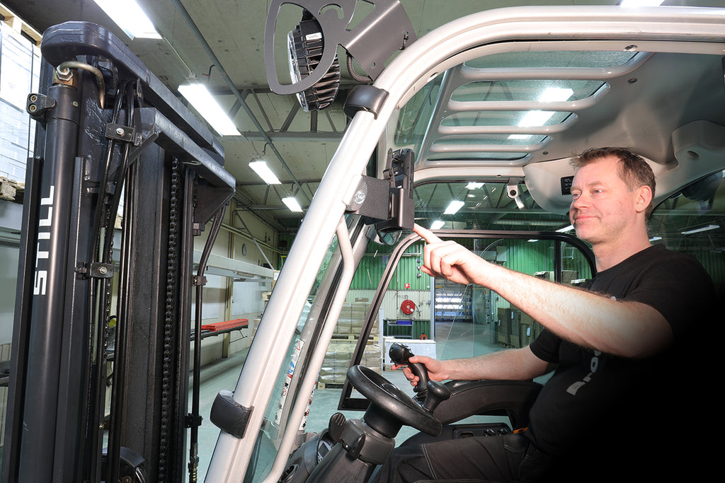 Brodit pedestal mount voor heftruck voor Still Clamp mount 0711708 en  - productfoto 7