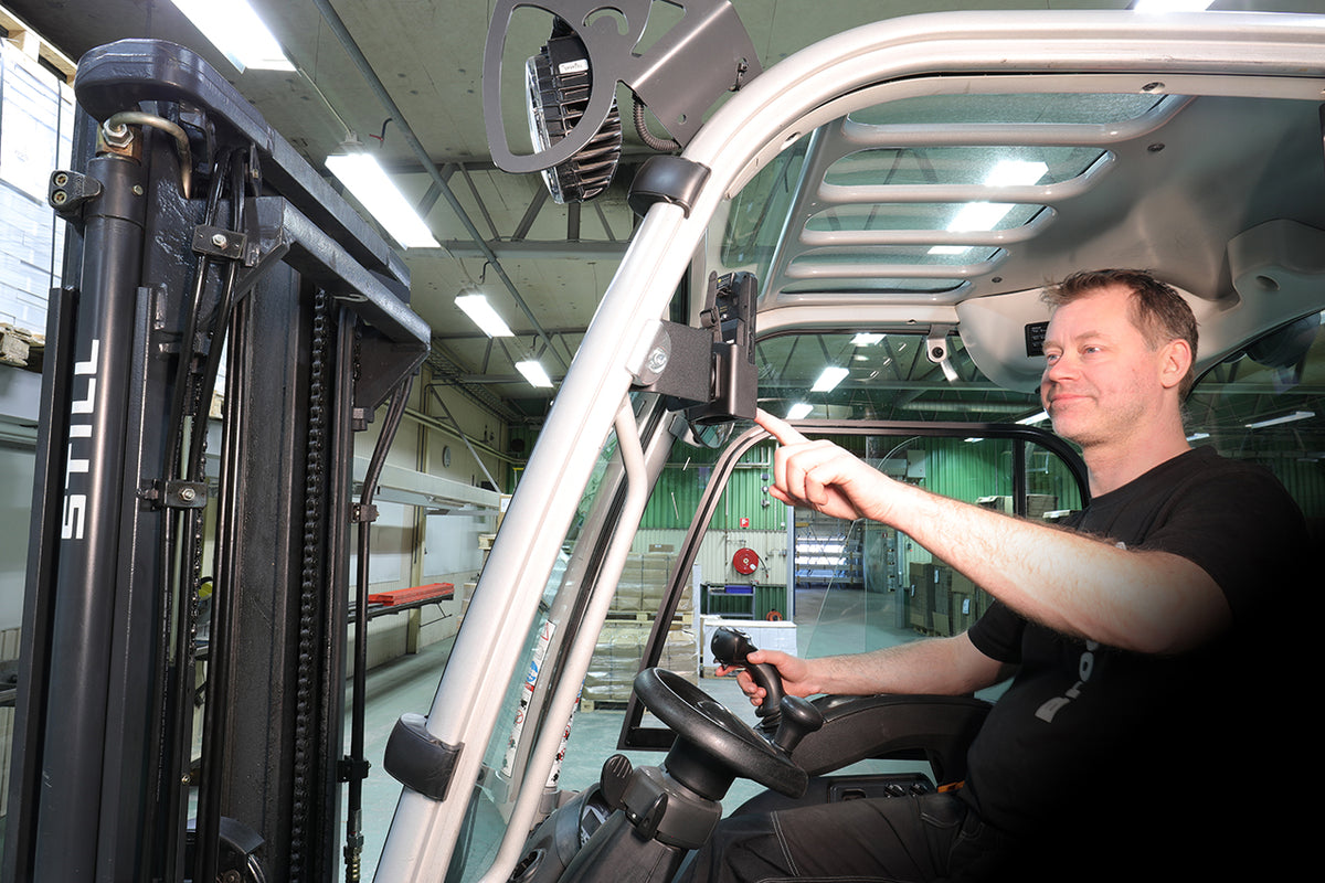 Brodit pedestal mount voor heftruck voor Still Clamp mount 0711708 en  - productfoto 7