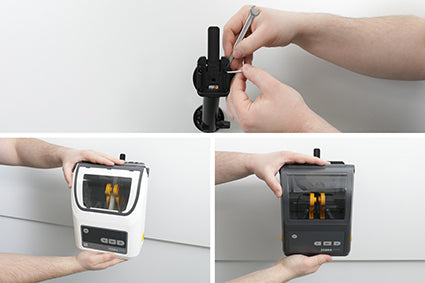 Brodit MultiMoveClip heavy duty set voor Zebra ZD621 Thermal Transfer, - productfoto 3