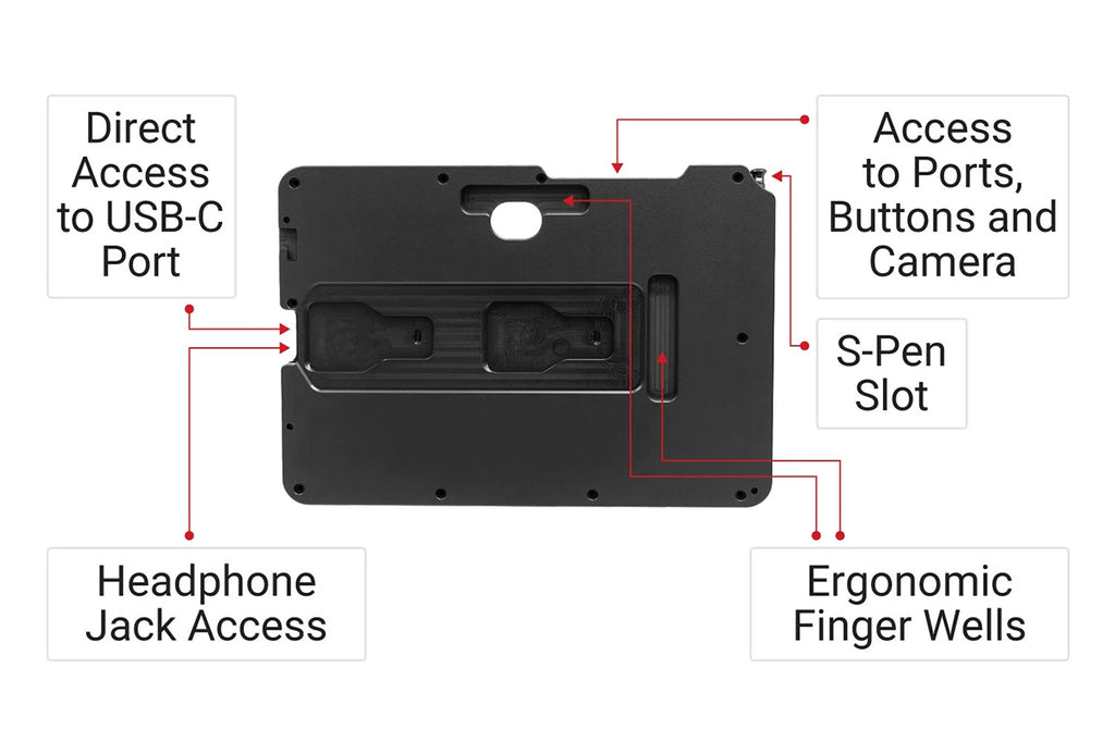 Brodit houder voor Samsung Galaxy Tab Active 5 Pro SM-X356B en Samsung Galaxy Tab Active 4 Pro SM-T630/SM-T636 | 216444 - productfoto 7