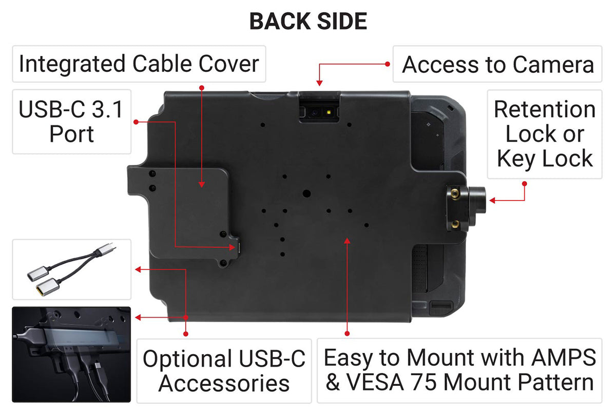Brodit houder voor Zebra ET65 Android en Zebra ET60 Android | 216466 - productfoto 8